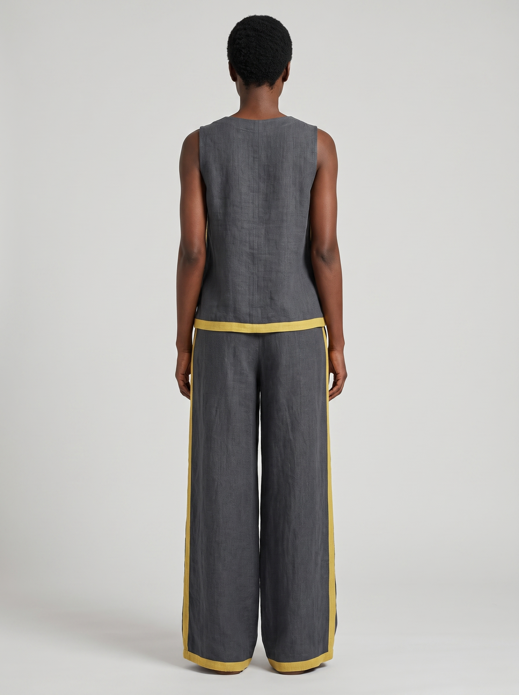 Ursula | Conjunto Chaleco y Pantalón Bicolor
