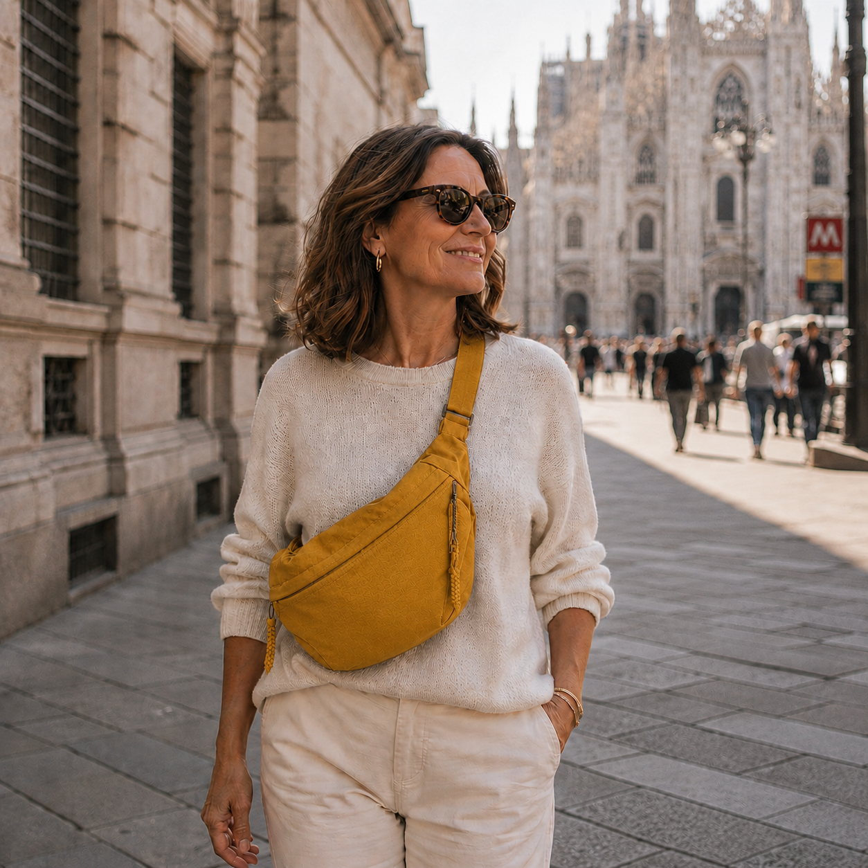 Luce | Bolso Bandolera Ocre