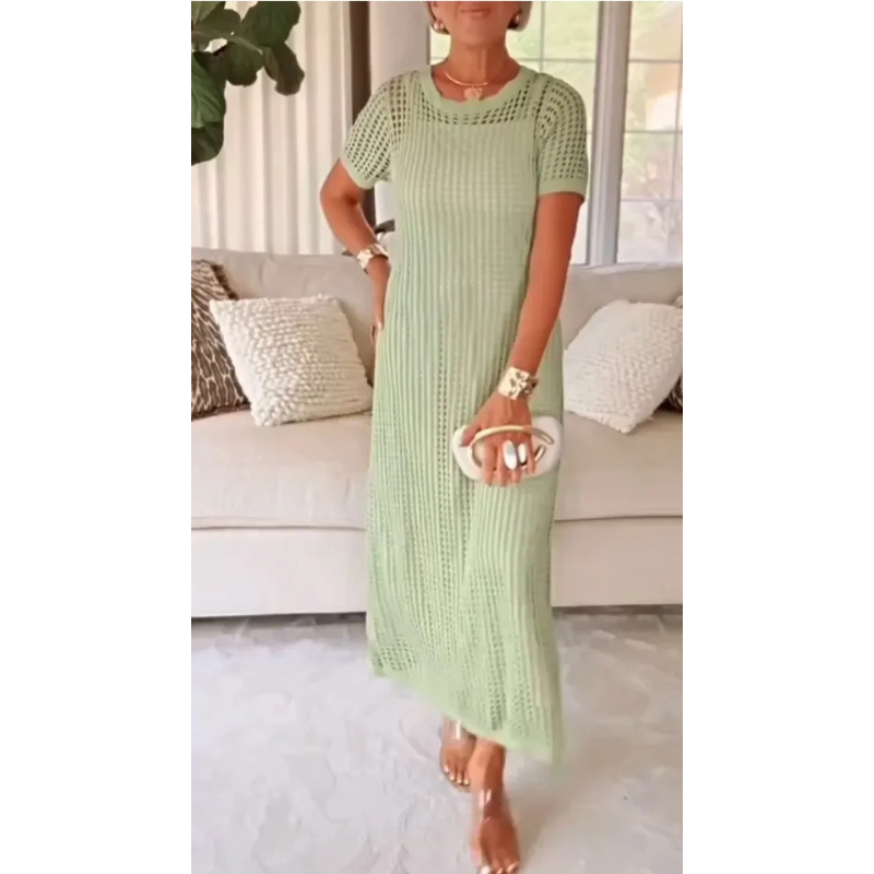 Vitalba | Vestido Maxi con Cut-Out y Forro Interior Incluido