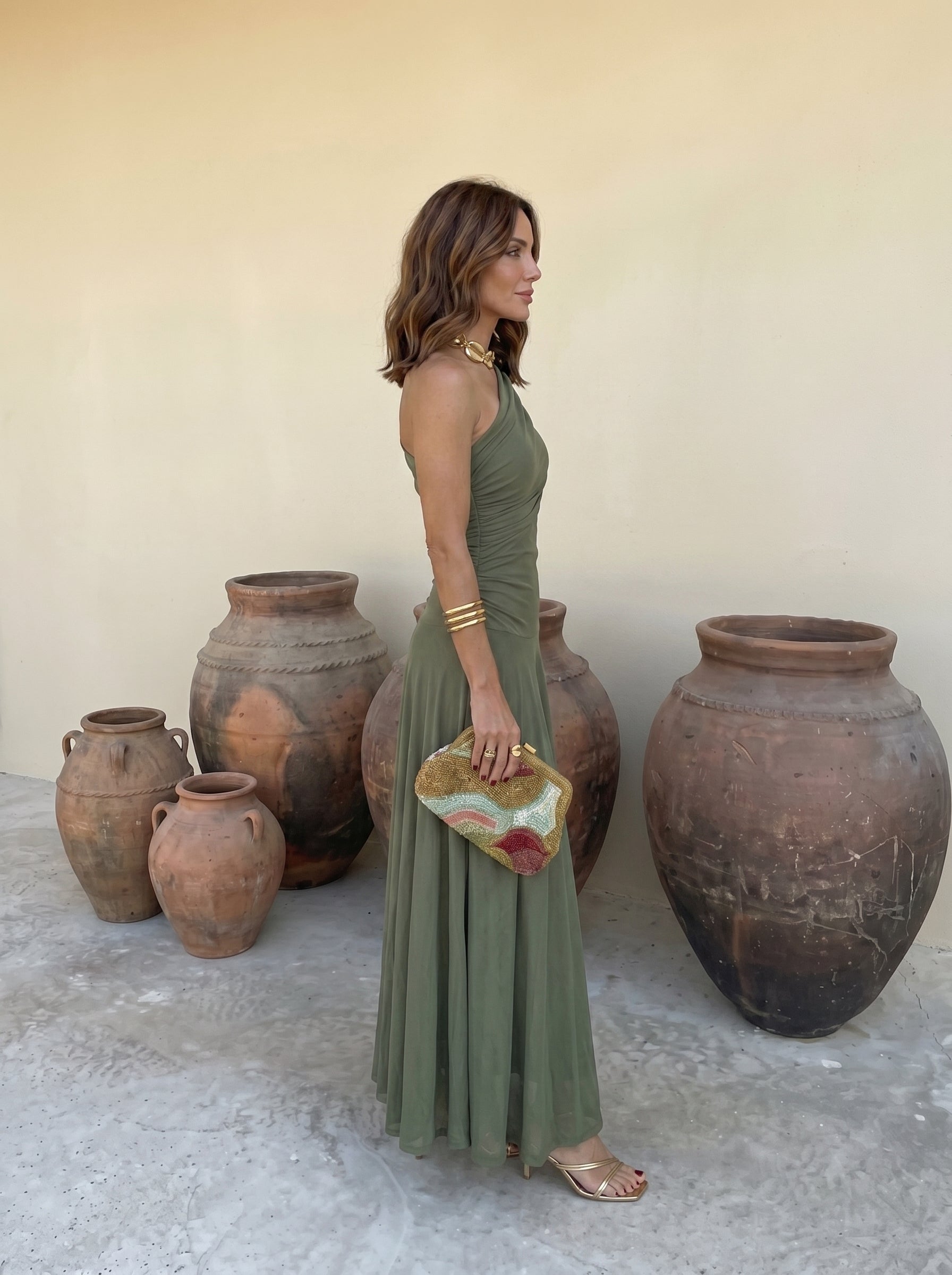 Marzia | Vestido Largo Toledo Hombros Descubiertos