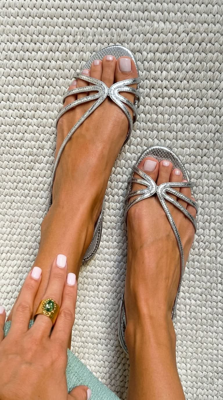 Ginevra | Sandalias Doradas