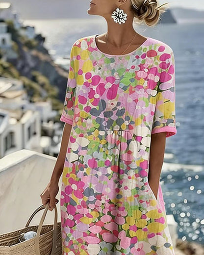 Fioralba | Vestido Midi Floral Elegante