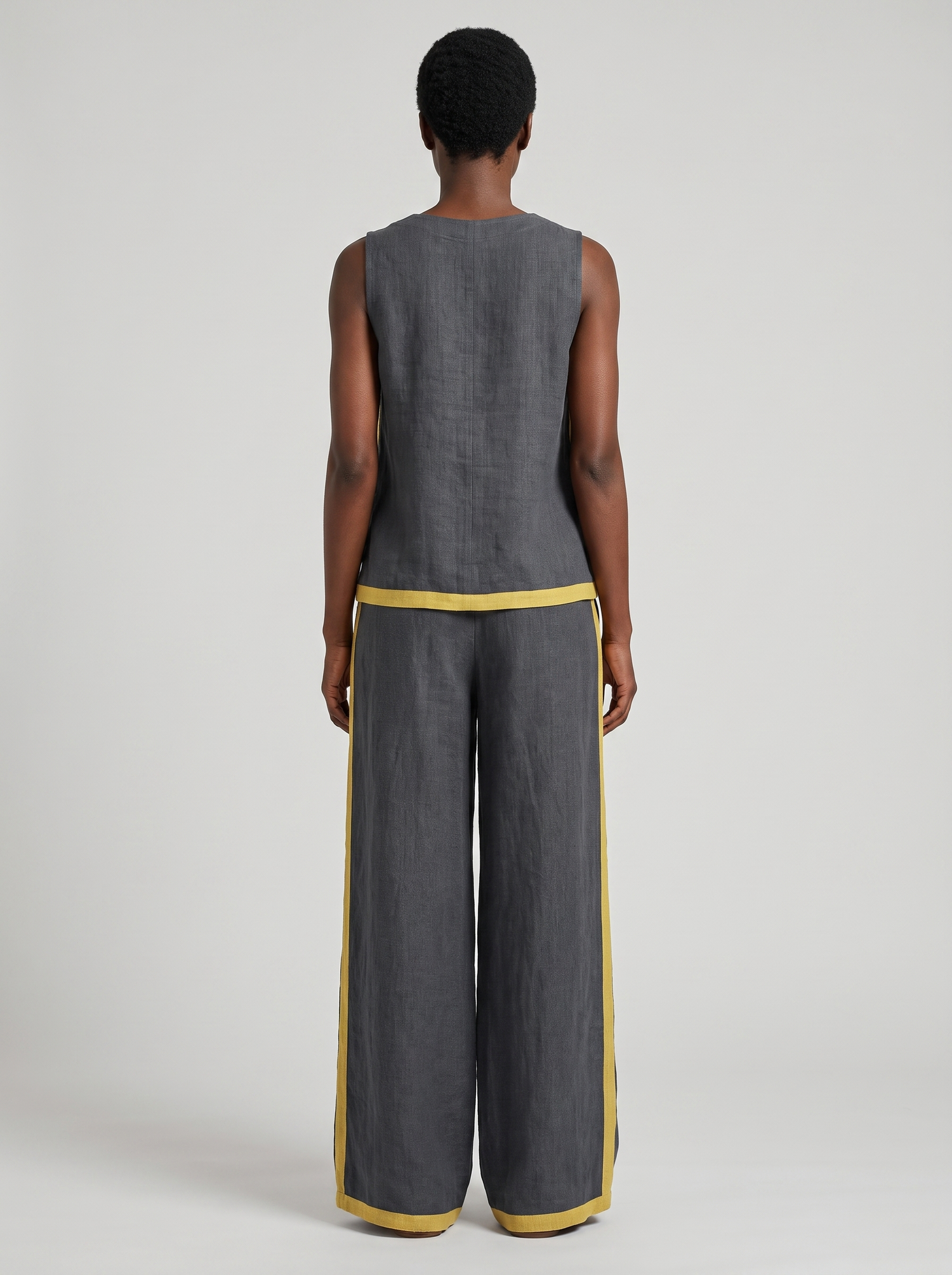 Ursula | Conjunto Chaleco y Pantalón Bicolor