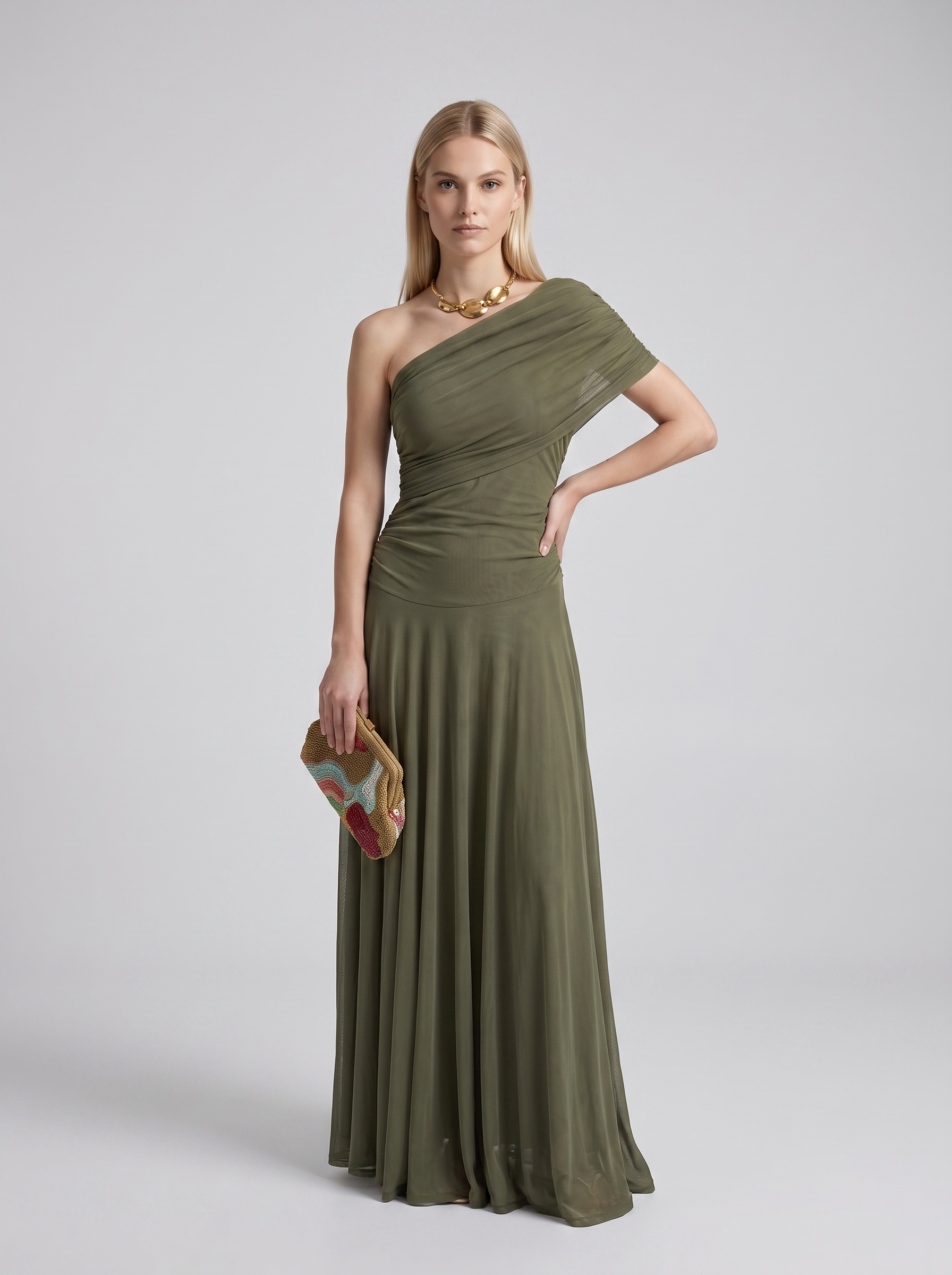 Marzia | Vestido Largo Toledo Hombros Descubiertos