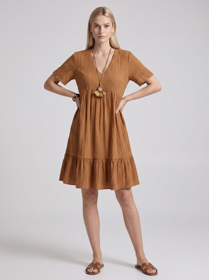 Gelsomina | Vestido Elegante que Favorece el Vientre