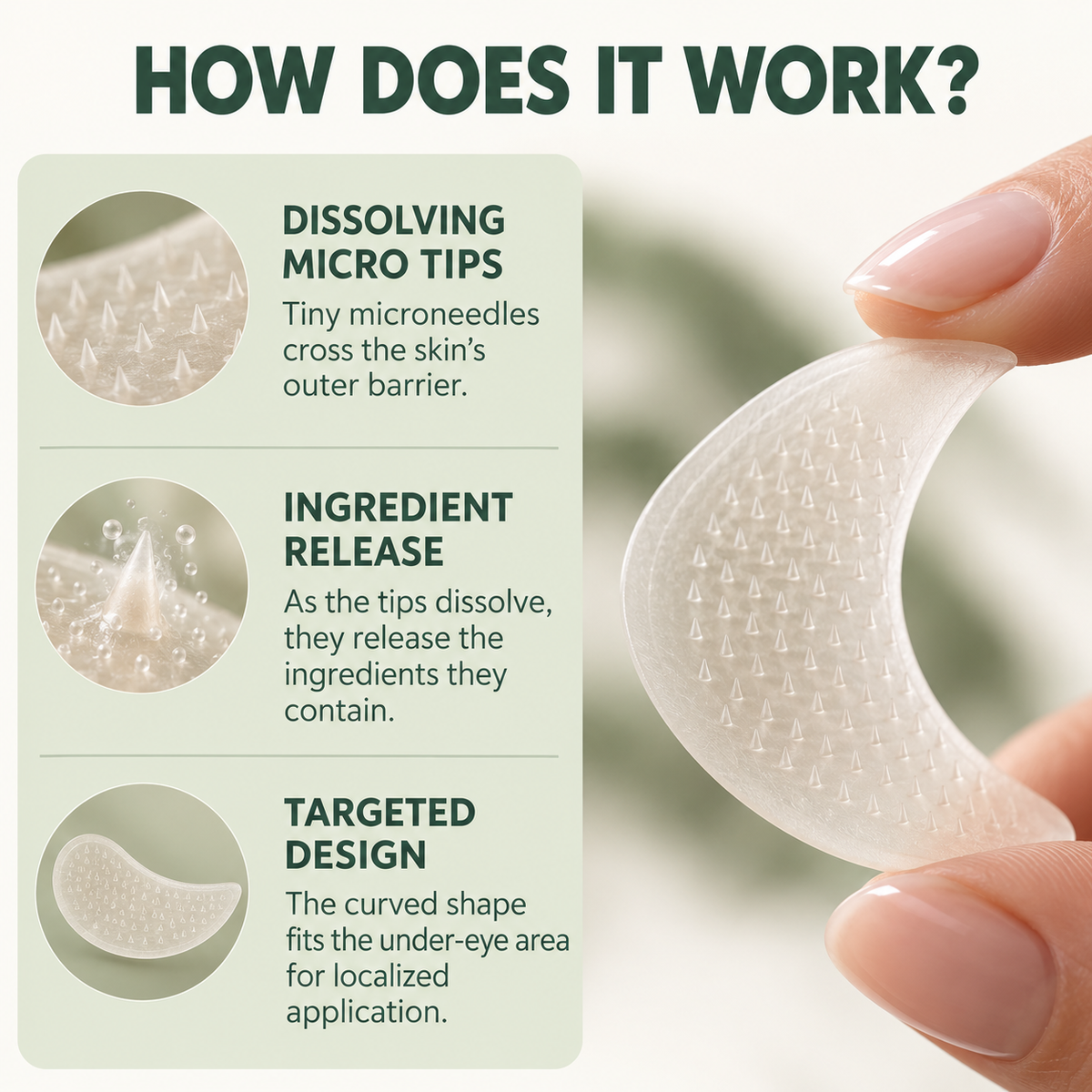 Draselle Microneedle Eye Patches | Look Younger in Small steps.