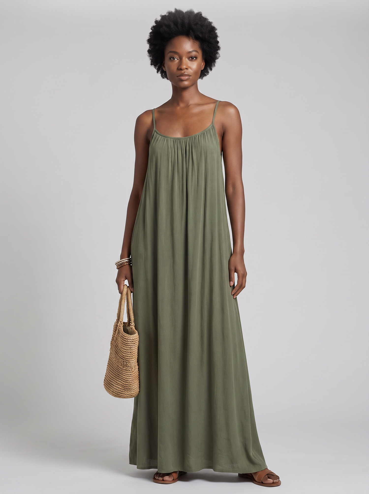 Vestido Espalda Escultural con Tirantes Ajustables