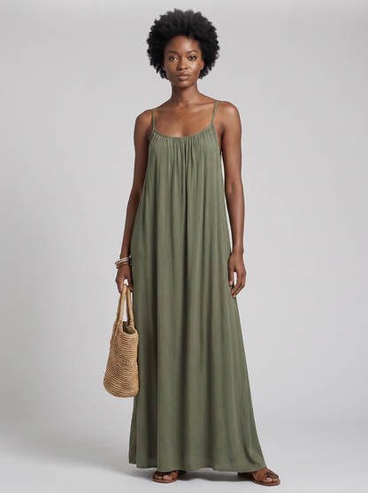 Vestido Espalda Escultural con Tirantes Ajustables