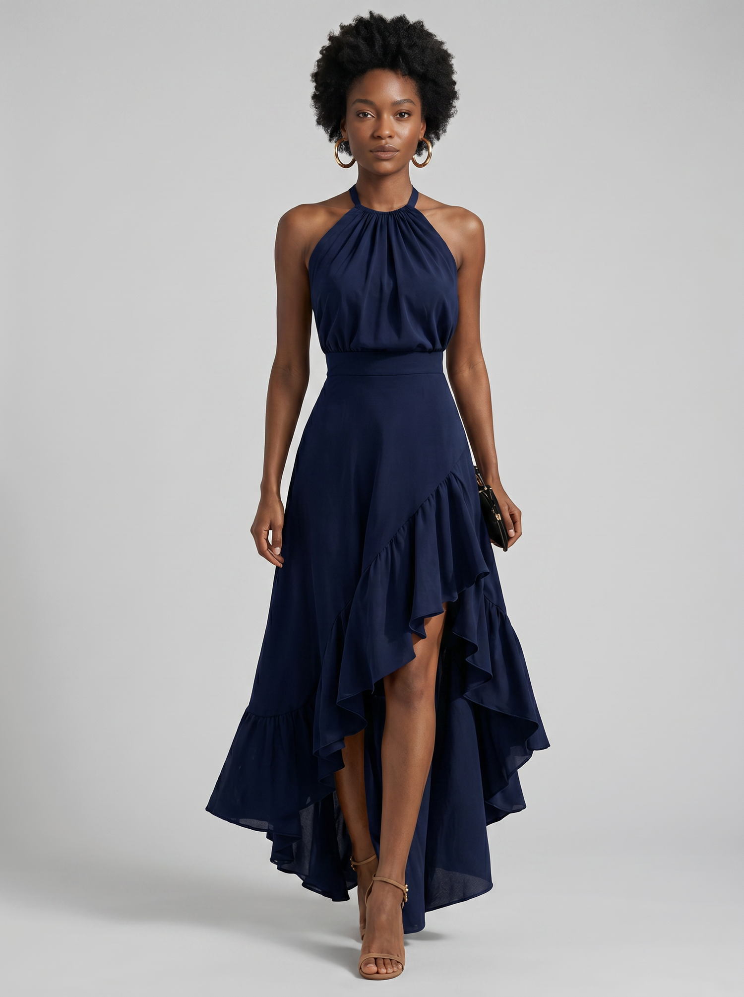 Gabriella | Vestido Elegante Bajo Asimétrico