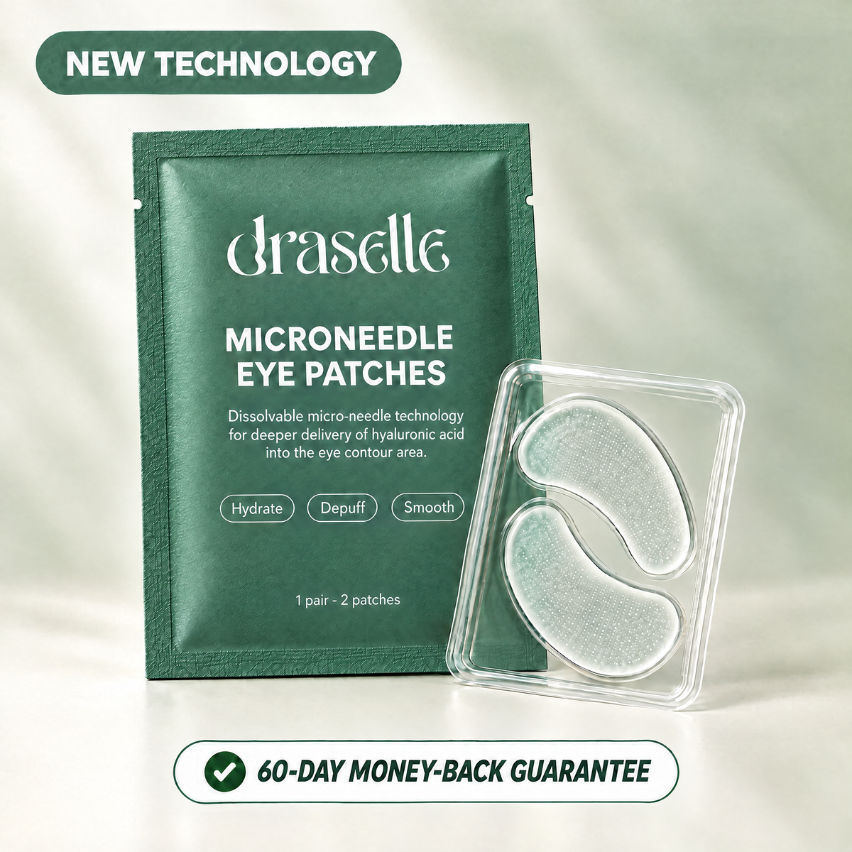 Draselle Microneedle Eye Patches | Look Younger in Small steps.