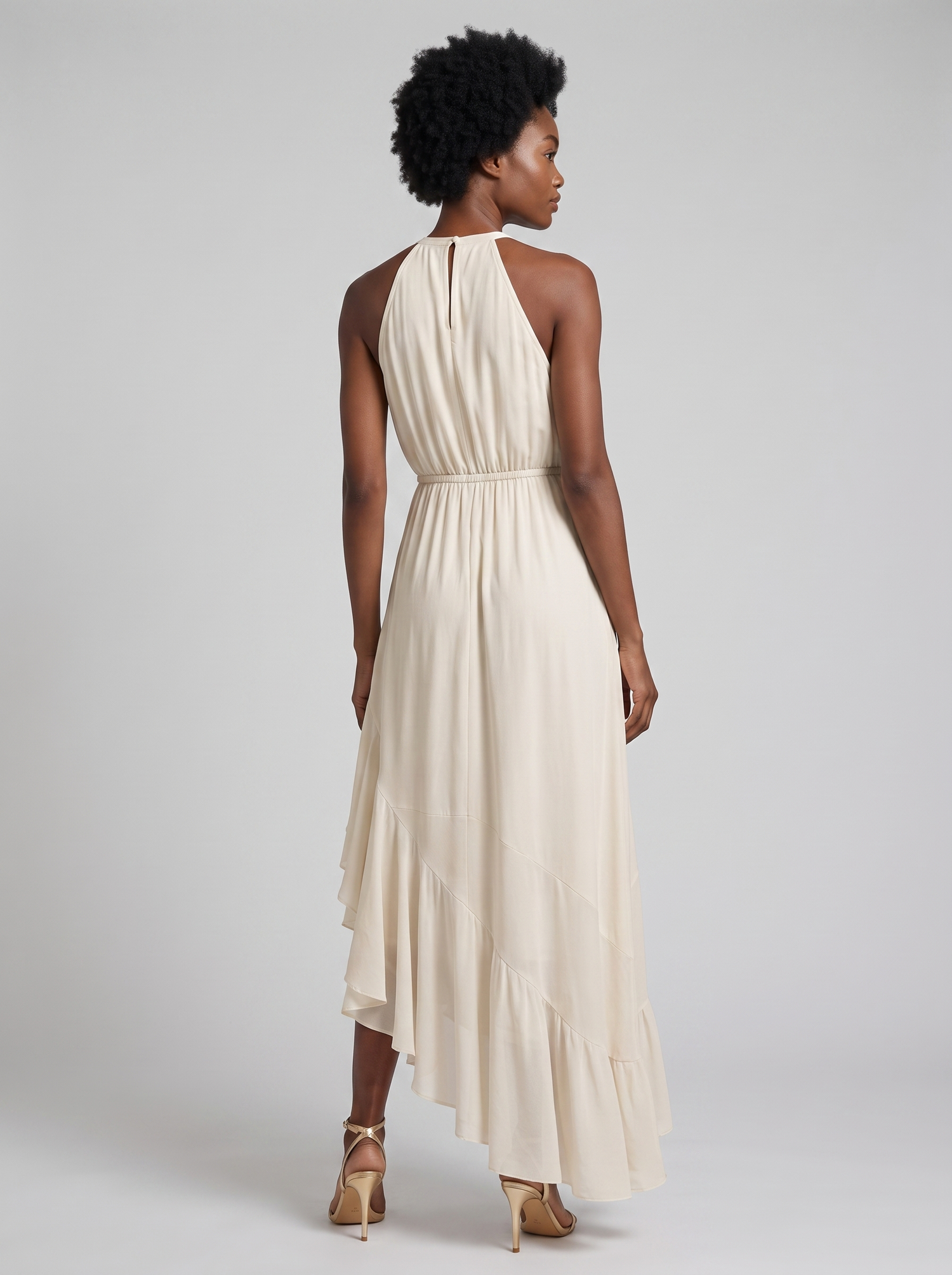 Gabriella | Vestido Elegante Bajo Asimétrico