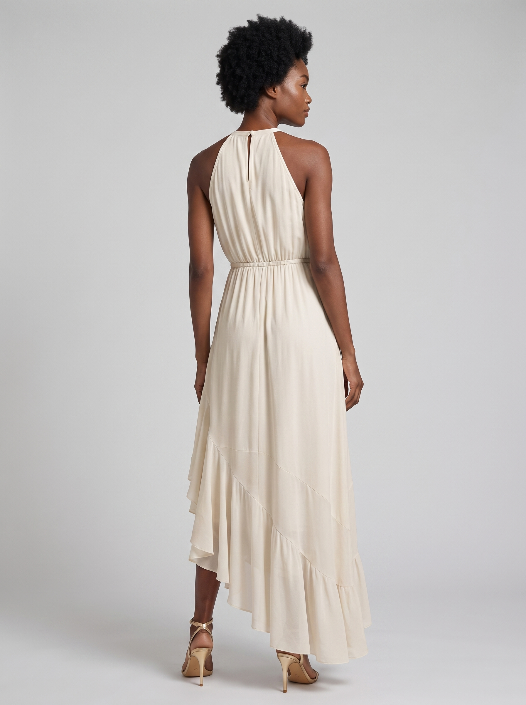 Gabriella | Vestido Elegante Bajo Asimétrico