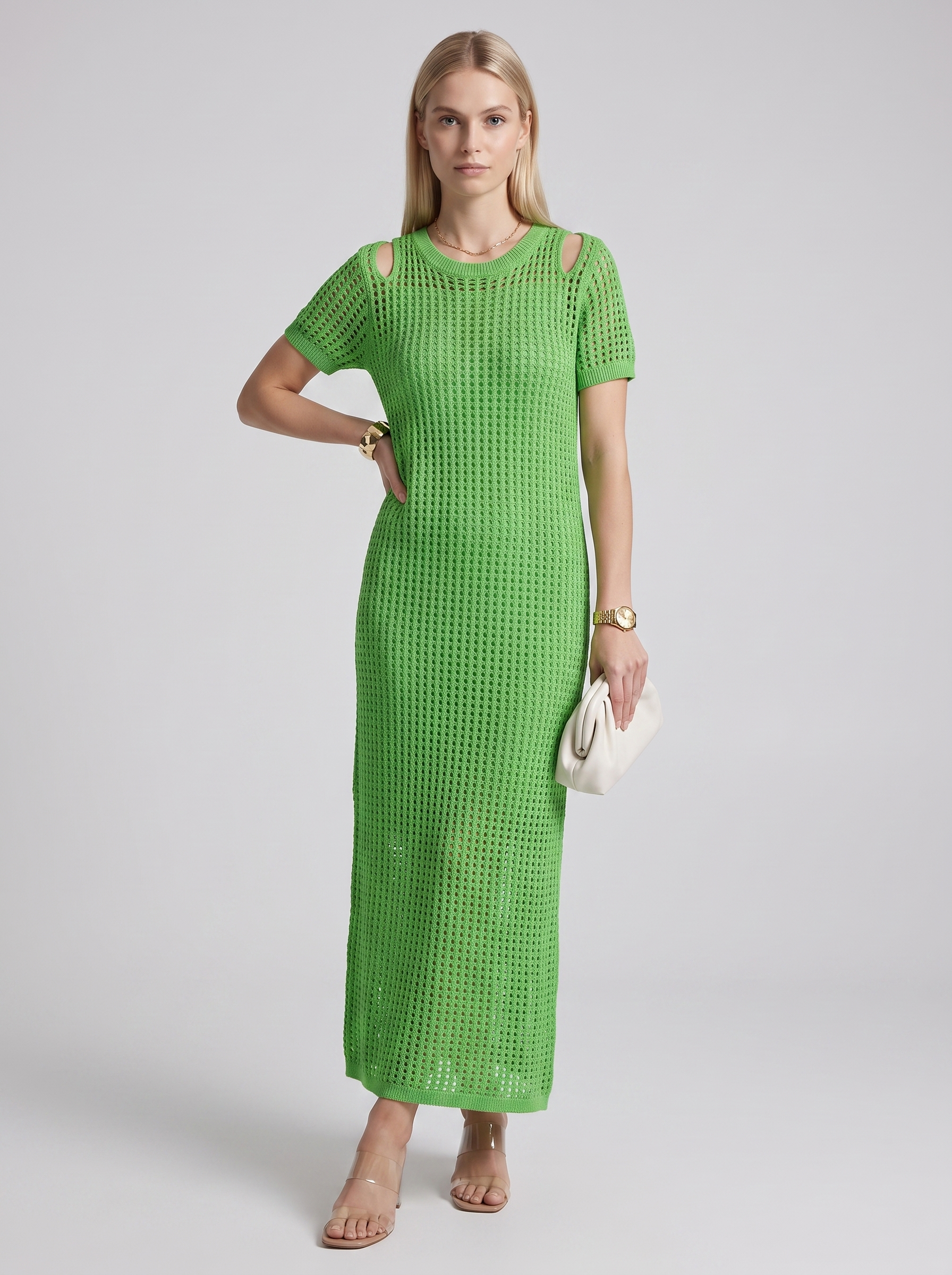 Vitalba | Vestido Maxi con Cut-Out y Forro Interior Incluido