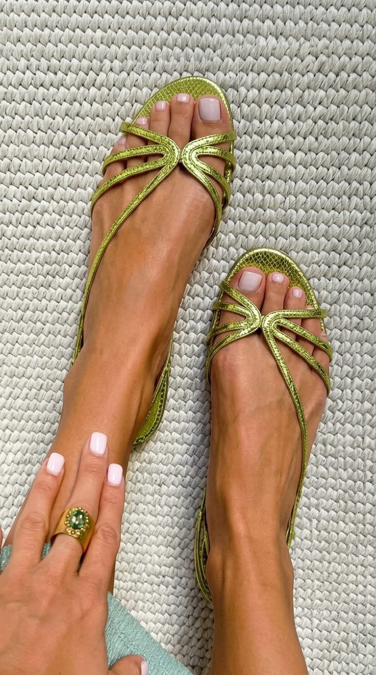 Ginevra | Sandalias Doradas