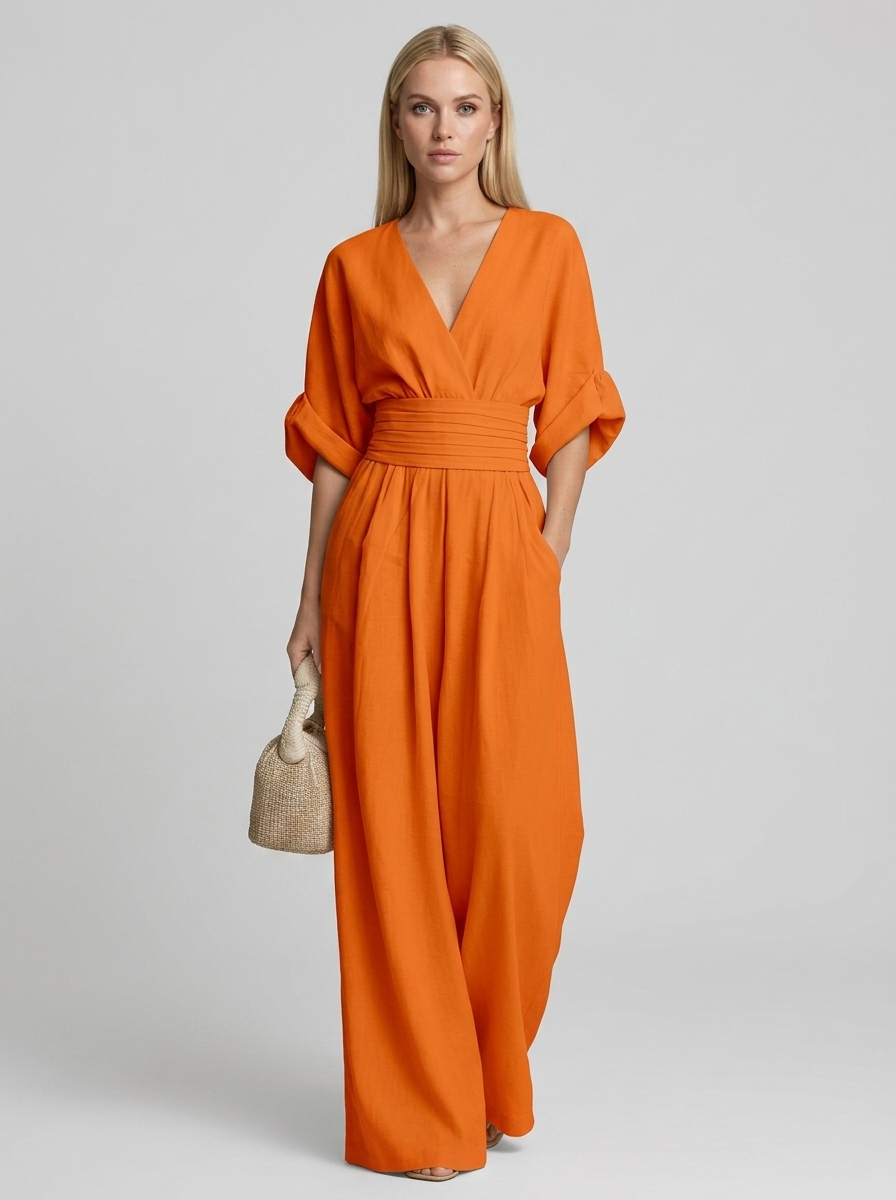 Mono Florence naranja, frente
