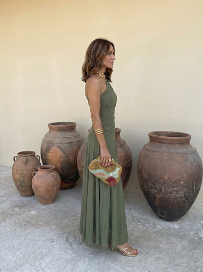 Marzia | Vestido Largo Toledo Hombros Descubiertos
