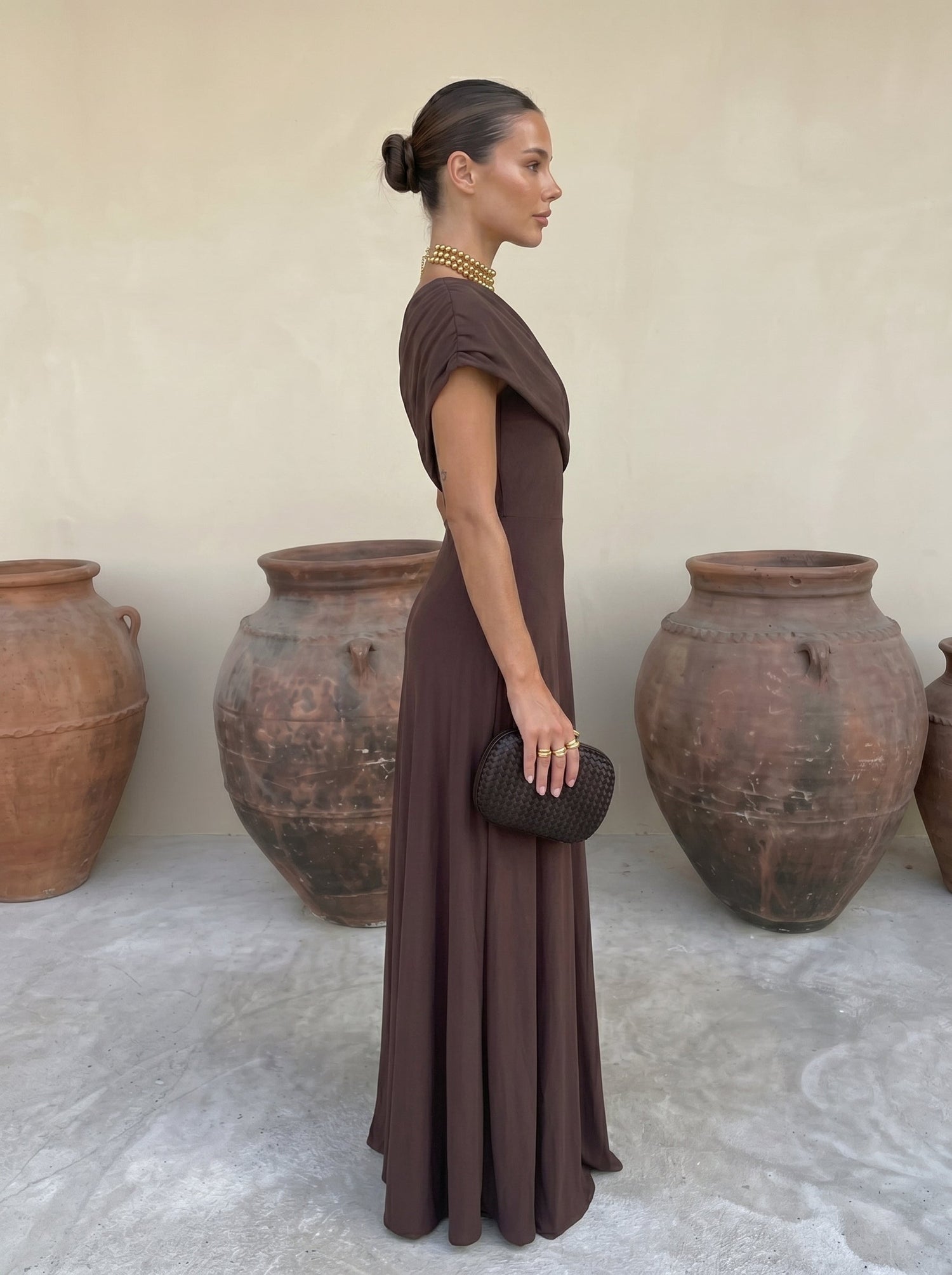 Marzia | Vestido Largo Toledo Hombros Descubiertos