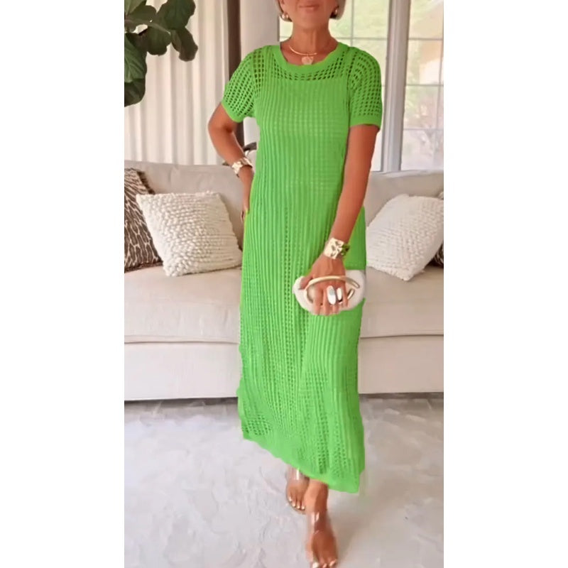 Vitalba | Vestido Maxi con Cut-Out y Forro Interior Incluido